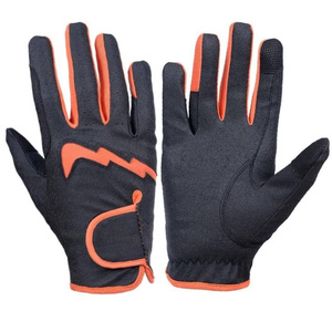 Heavy Duty Custom Design Equestrian <b>Gloves</b> for Adults All <b>Types</b> of Horse Riding Made of High Quality Leather - Product Image 3
