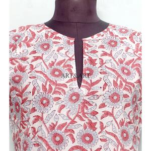 Women's Floral Print V-Neck Wrap <b>Dress</b> Pink Fit Flare Mini <b>Dress</b> Half Sleeves Digital Printing Casual <b>Dress</b> For Women - Product Image 3