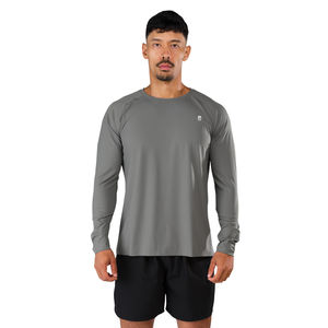 Chemise de performance à manches longues pour homme, respirante, légère, haut de sport pour la salle de sport, la remise en forme et l'entraînement - Product Image 1