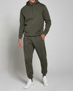 Men Jogging <b>Trouser</b> Men Sweat Suit Set in Wholesale High Quality Custom Made Loose Fit 100% Cotton Fleece Pullover Hoodie Cuffed - Product Image 1