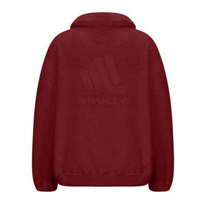 Sweat-shirt en polaire sherpa pour femme, doux et moelleux, avec logo personnalisable sur le devant, style streetwear - Product Image 2