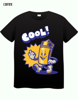 T-shirt personnalisé noir en polyester/coton tricoté, imprimé DTF, pour hommes et femmes, avec logo personnalisé, transfert thermique vinyle, nouveau design