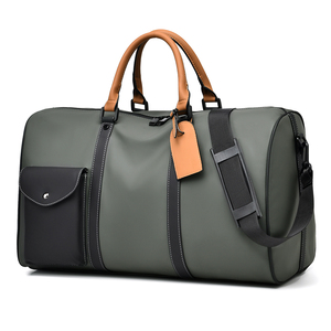 Black Travel Duffel <b>Bag</b> Weekender <b>Overnight</b> Carry-on Luggage Softshell Gym <b>Overnight</b> <b>Bag</b> With Shoulder Strap - Product Image 4
