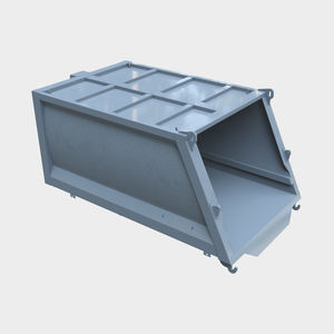 Seaux de rangement métalliques carrés muraux étanches, capacité 26-30L - Product Image 5