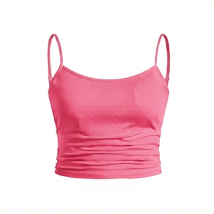 Camiseta Deportiva para Mujer, Transpirable, Ligera, de Spandex/Nailon, de Secado Rápido, Cuello Alto, para Yoga y Entrenamiento - Product Image 6