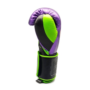 Gants de boxe de haute qualité en cuir véritable de vachette, design « No Boxing No Life », pour le sparring, prix de gros AI-BG-156 - Product Image 4