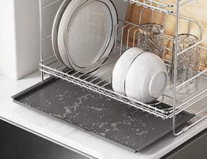 OEM/ODM เวียดนาม ชั้นวางจานสแตนเลส 304 สองชั้น สำหรับวางบนเคาน์เตอร์ครัว - Product Image 4