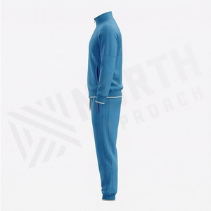 Survêtement en velours de haute qualité personnalisé pour hommes, vêtements de sport en velours, survêtement en molleton de luxe pour hommes, survêtements pour hommes - Product Image 3