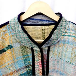 Vestes Kantha Premium Faites à la Main pour Femmes, Manteaux 100% Coton Respirant et Écologique, Col Mandarin, Prix de Gros - Product Image 6
