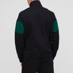 Sudadera de Hombre de Alta Calidad con Cierre de Cremallera, Diseño de Parches Estampados, Tejido Transpirable, Patrón Sólido, Sudadera Moderna - Product Image 5