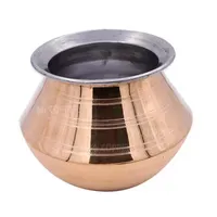 Casserole en cuivre martelé au design moderne, fond en acier inoxydable, compatible lave-vaisselle et cuisinière à gaz, haute qualité
