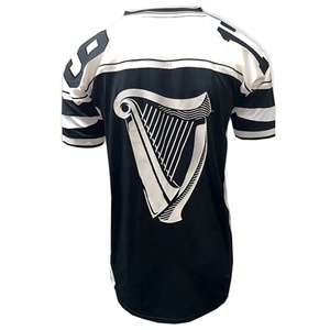 Maillot de football américain personnalisé imprimé, respirant, antibactérien, à séchage rapide, style streetwear adulte, manches courtes - Product Image 2