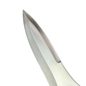 Couteau de combat à pointe de lance en acier inoxydable, lame droite de 0,6 mm d'épaisseur, lame de qualité industrielle, manche en acier au carbone, OEM, garantie 3 ans - Product Image 4