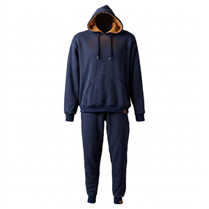 Ensemble de survêtement de football unisexe personnalisé imprimé numériquement pour l'hiver, veste et pantalon de sport 2 pièces, en nylon/coton, séchage rapide - Product Image 1