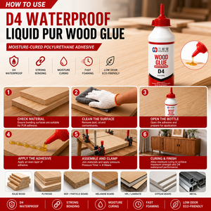 <span class=keywords><strong>Colle</strong></span> polyuréthane imperméable de qualité marine D4, adhésif PU pour collage du bois, similaire à la <span class=keywords><strong>colle</strong></span> à bois <span class=keywords><strong>Titebond</strong></span> III Ultimate D4 - Product Image 1