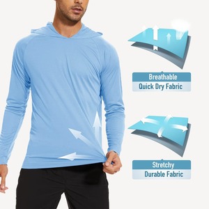 Sudadera de Pesca Transpirable, Ligera, Impermeable, con Protección Solar UPF 50, de Spandex/Poliéster, para Hombre - Product Image 5
