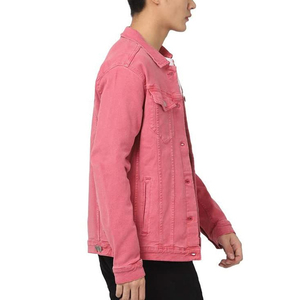 แจ็คเก็ตยีนส์ผู้ชาย แฟชั่นฤดูใบไม้ร่วง เท่ห์ ทันสมัย เสื้อแจ็คเก็ตยีนส์ลำลอง เสื้อคลุมลำลอง คอตั้ง แจ็คเก็ตยีนส์ผู้ชาย - Product Image 2