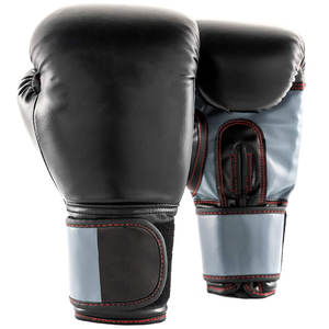 Nouveaux gants de MMA en cuir véritable de haute qualité avec fermeture velcro, design de vente en gros, logo personnalisé, gants pour l'entraînement, gants de boxe - Product Image 1