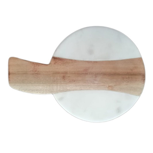 เขียงไม้และหินอ่อนคุณภาพเยี่ยม ดีไซน์สวยหรู พร้อมหูจับ สำหรับใช้ในครัว - Product Image 6