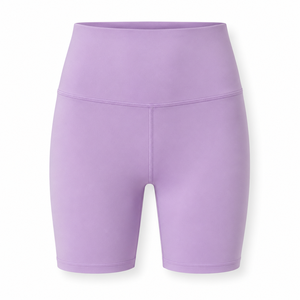 Short pour femmes OEM de haute qualité en tissu polaire épais en coton, avec logo brodé personnalisé, taille élastique, respirant et écologique - Product Image 3