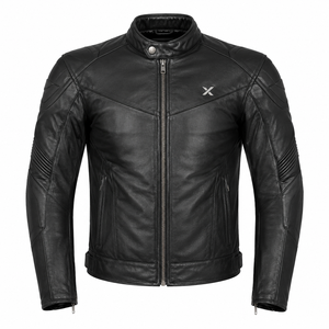 Chaqueta de Motocicleta Deportiva de Cuero de Alto Rendimiento |   Negro Marrón Carbón |   Fabricante OEM ODM |   Diseño de Calidad Premium |   Ropa de Carreras - Product Image 1