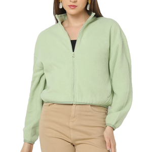 Pull d'hiver pour femme à col en V avec col montant et fermeture éclair intégrale 100% QC Taille 4XL Directement du fabricant du Bangladesh - Product Image 1