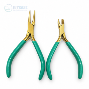 Ensemble de pinces professionnelles pour la fabrication de bijoux, pinces à bec rond, coupe-fils, outils de pliage et de façonnage - Product Image 1