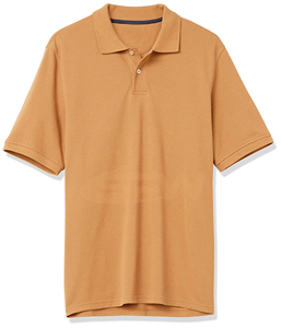 Polo en coton noir à manches courtes pour homme, couleur unie, décontracté, respirant, tissu Oxford, coupe classique - Product Image 4