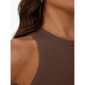 FOXA 2025 camisetas sin mangas de entrenamiento de verano para mujer, camisetas acanaladas con espalda cruzada, animales 3D para vacaciones en la playa, trajes de primavera Y2K a la moda - Product Image 2