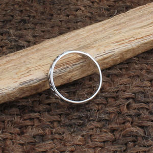 Wholesale 925 Sterling <b>Silver</b> Band <b>Ring</b> Minimalist <b>Ring</b> for Women <b>Men</b> Hallmarked Fine Jewelry Factory Price Ready to Ship - Product Image 6