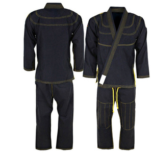 Precio al por mayor RTS, la mejor calidad, 450 g/m², Kimono de Jiu Jitsu Brasileño hecho a medida, Ropa de Artes Marciales para Luchadores de Karate AS-JJ-410 - Product Image 1