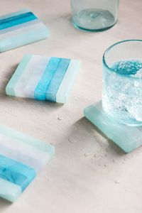 Resin Art <b>Table</b> <b>Coasters</b> – Unique Gift for Home Lovers Premium Epoxy <b>Coaster</b> Set – Stylish Dining Accessories - Product Image 4