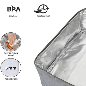 Sac Isotherme Tendance et Très Vendu pour Déjeuner, Transporteur de Plats Chauds ou Froids, Conteneur Thermique pour Pique-niques, Traiteur et Bureau - Product Image 6