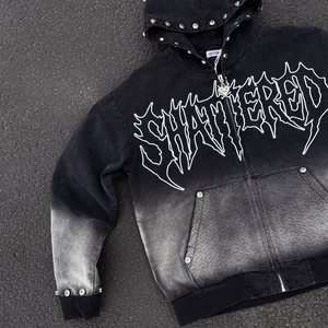 2026 French Terry Hoodie Set Mens Blank Heavy Weight <b>Thick</b> <b>Fleece</b> Cotton Oversized Tracksuits for Men - Product Image 4