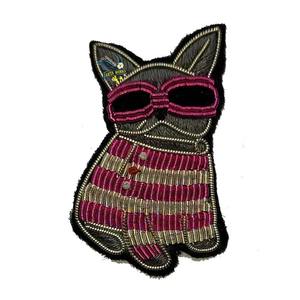 Broches de Alambre de Alta Calidad con Diseño Personalizado, Bordado de Tela Chenille, Opciones de Color Personalizadas, Servicio OEM 2026 - Product Image 4