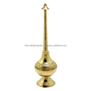 Brûleur d'encens portable de luxe antique en laiton, encensoir religieux, occasions de mariage, décoratif, sachet métallique, diffuseur de parfum, vente chaude - Product Image 1