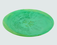 Assiette de service en résine faite à la main de 12 pouces avec motif marbré, forme ronde, passe au lave-vaisselle, écologique, pour la décoration de la maison et de la cuisine