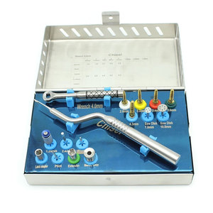 Instrumental Quirúrgico Dental: Kit de Implantes, Expansor y Cincel Óseo, Levantamiento de Seno con Discos de Sierra, Kit de Compresión Ósea para Implantes - Product Image 5