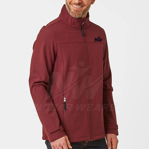 Vestes softshell classiques pour hommes, tissu extensible respirant, vêtements de performance pour la randonnée, le camping et les voyages en plein air - Product Image 3