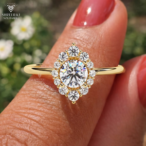 Bague de fiançailles et de mariage pour femme en or massif 14K/18K, diamant solitaire taille brillant 0,65 CTW, certifié IGI, cultivé en laboratoire, style minimaliste - Product Image 1