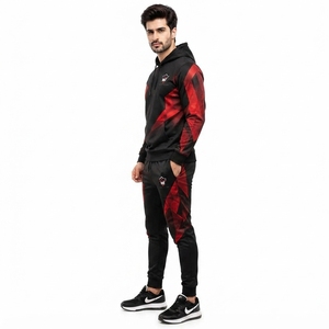 Vêtements de sport respirants pour l'entraînement en salle, tenue de sport durable et performante, survêtements imprimés pour hommes, confort premium. - Product Image 5