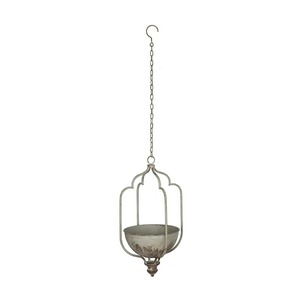 Pots à fleurs suspendus en métal avec chaînes, jardinières colorées pour une utilisation en intérieur et en extérieur - Product Image 2