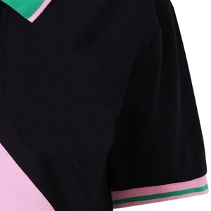 เสื้อโปโลผู้ชายทรงสลิมพิมพ์ลายผ้าฝ้ายสีพื้นสไตล์ใหม่ - Product Image 4