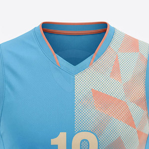 Ensemble d'uniformes de basketball unisexe - 100% polyester, maillot d'équipe personnalisé, short à cordon de serrage, impression numérique, col en V, vêtements de sport toutes saisons - Product Image 5