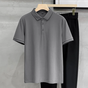 เสื้อเชิ้ตผู้ชายแบบสั่งทำพิเศษ ปิดกระดุม แห้งเร็ว แขนสั้น เป็นมิตรกับสิ่งแวดล้อม สวมใส่สบาย ระบายอากาศได้ดี เหมาะสำหรับเล่นกีฬา ฤดูร้อน ยืดหยุ่นสูง - Product Image 1