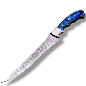 Premium <b>Fish</b> Cleaning <b>Knives</b> with Polished Narrow Blade and Decorative Ergonomic Grip for Restaurant Kitchen Seafood Preparation - Product Image 6
