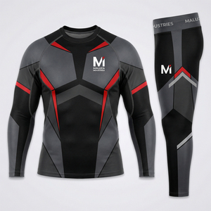 Conjunto Deportivo de Compresión para Hombre, para Gimnasio, Running, Fitness, Entrenamiento, Ropa Deportiva, MALUZA INDUSTRIES, EE. UU., Europa - Product Image 1