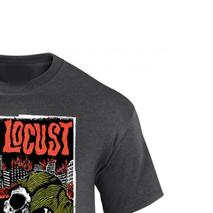 Camiseta de Hombre Estilo Punk The Locust, 100% Algodón, Cuello Redondo, Corte Holgado, Color Sólido, Transpirable y Ecológica - Product Image 5
