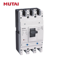 MUTAI 4P Disjoncteur de sécurité MCCB réglable Disjoncteurs électriques à boîtier moulé mccb