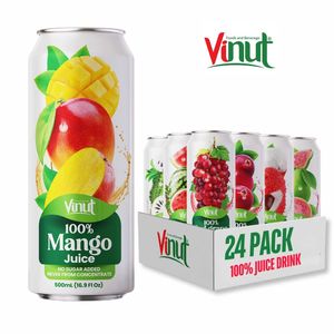 Jus de fruits et légumes sans sucre 500ml avec pulpe 100% biologique Marque privée Échantillon gratuit OEM Vietnam - Product Image 1